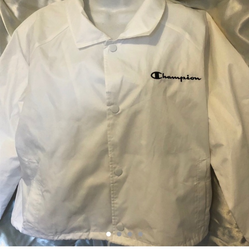 Champion white crop sweater